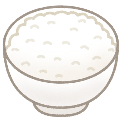 焼き芋ダイエット／ごはんイラスト