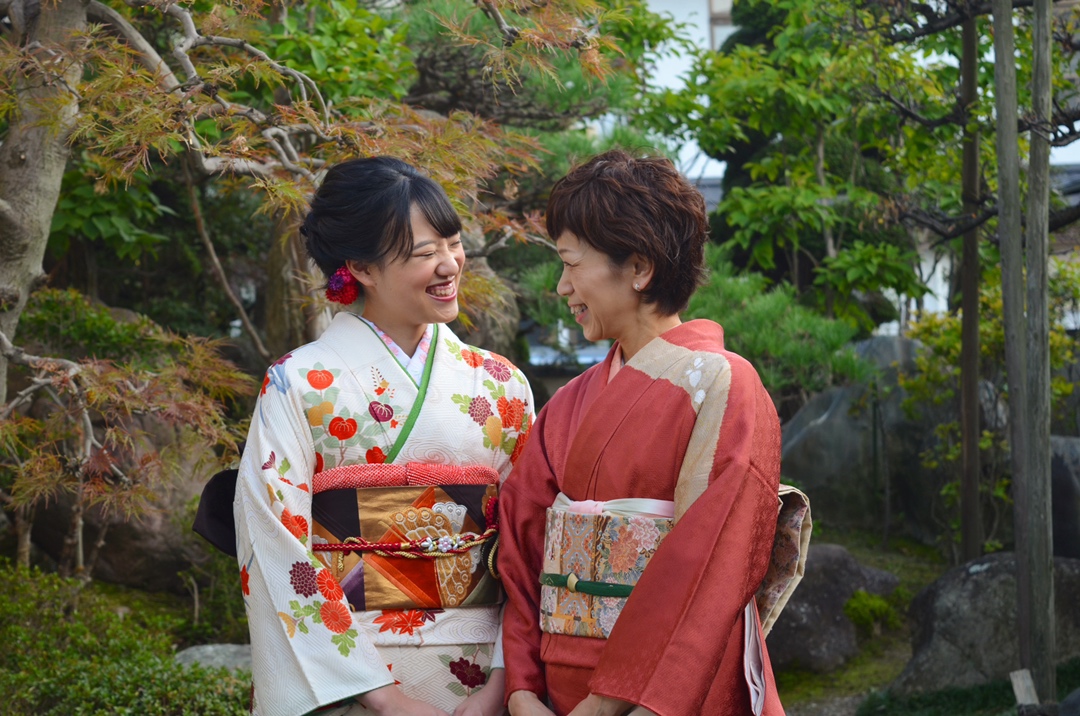 母娘で記念撮影